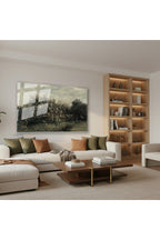 Yatay Cam Tablo Salon Duvar Tablosu Yatay Cam Yesilagaclar Yeni Ev Hediyesi Ofis Tablosu