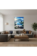 Dikey Kanvas Tablo Salon Duvar Tablosu Fujimanzaragtr Yeni Ev Hediyesi Ofis Tablosu