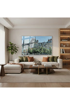 Yatay Cam Tablo Salon Duvar Tablosu Yatay Cam Sehirmanzarasi Yeni Ev Hediyesi Ofis Tablosu