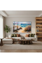 Yatay Cam Tablo Salon Duvar Tablosu Yatay Cam Doganinrenkleri7 Yeni Ev Hediyesi Ofis Tablosu