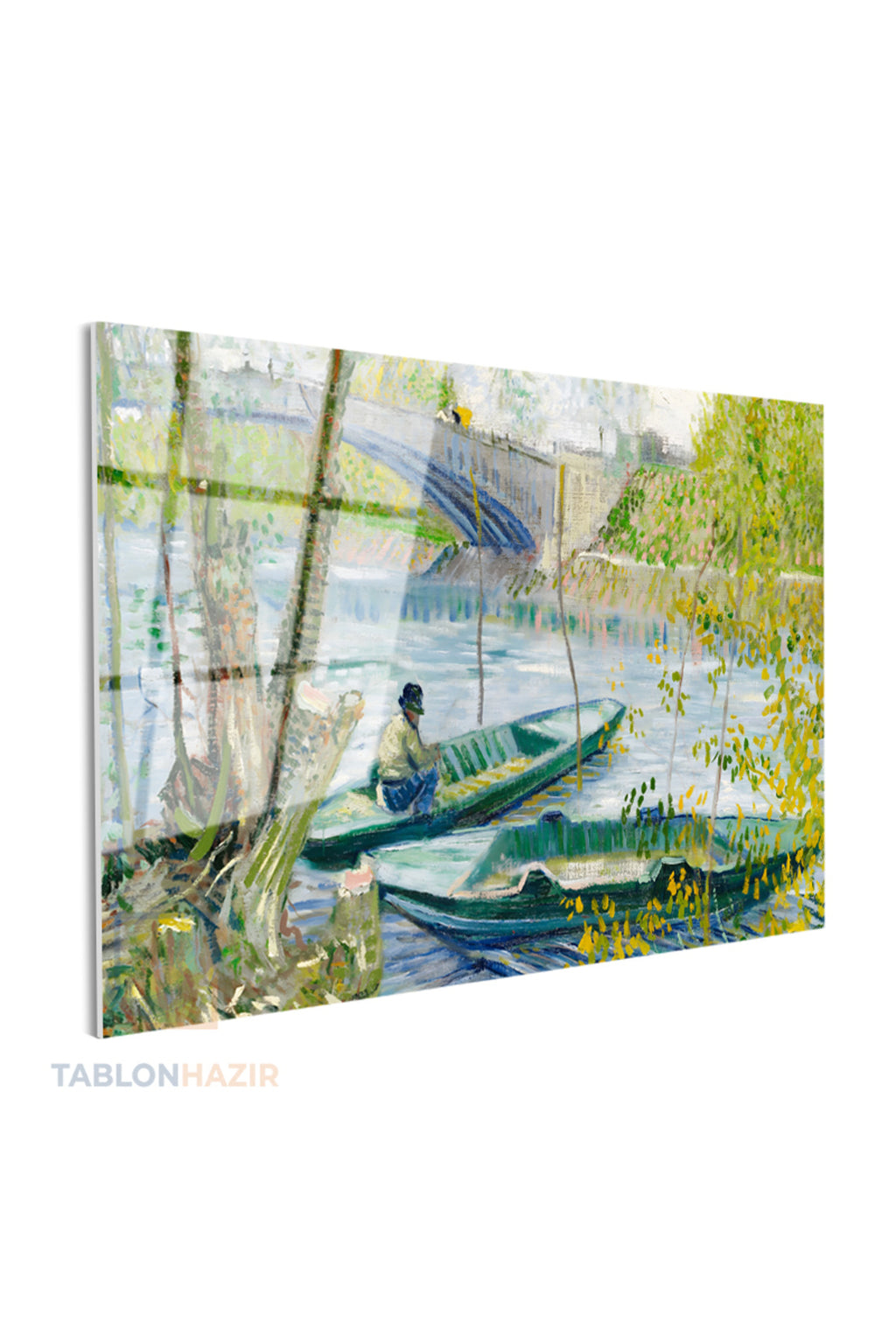 Yatay Cam Tablo Salon Duvar Tablosu Yatay Cam Koprumanzarasi4 Yeni Ev Hediyesi Ofis Tablosu