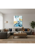Dikey Kanvas Tablo Salon Duvar Tablosu Soyut 0038 1 Yeni Ev Hediyesi Ofis Tablosu