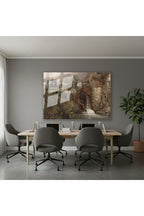 Yatay Cam Tablo Salon Duvar Tablosu Yatay Cam Vintagekirsalmanzarasi2 Yeni Ev Hediyesi Ofis Tablosu