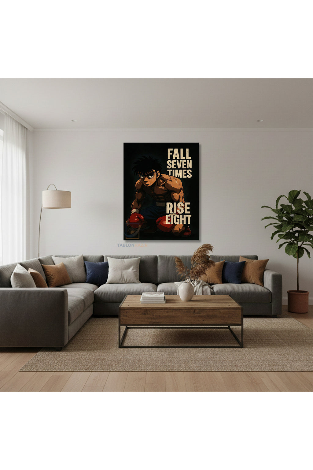 Dikey Kanvas Tablo Salon Duvar Tablosu İppo Yeni Ev Hediyesi Ofis Tablosu