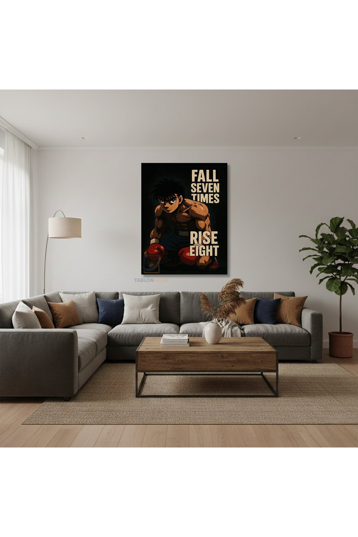 Dikey Kanvas Tablo Salon Duvar Tablosu İppo Yeni Ev Hediyesi Ofis Tablosu