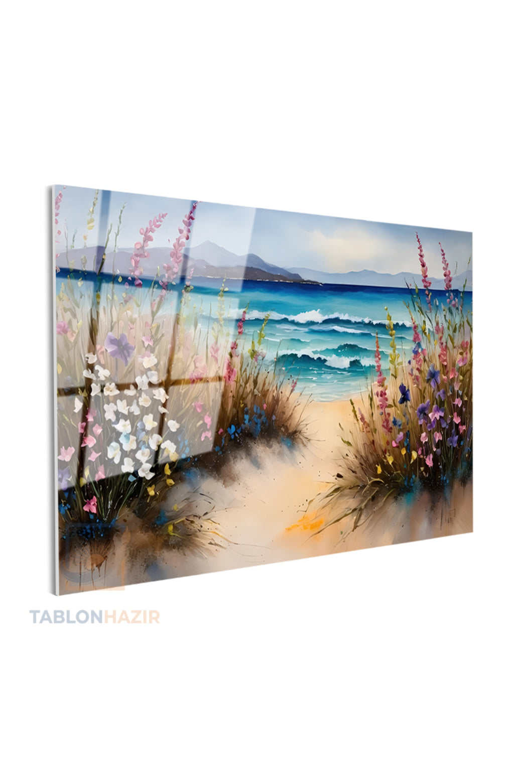 Yatay Cam Tablo Salon Duvar Tablosu Yatay Cam Doganinrenkleri7 Yeni Ev Hediyesi Ofis Tablosu