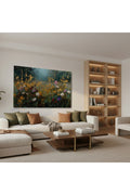 Yatay Kanvas Duvar Tablosu Cicek Manzarasi Salon Tablosu Ofis Tablosu Yeni Ev Hediyesi Dekorasyon