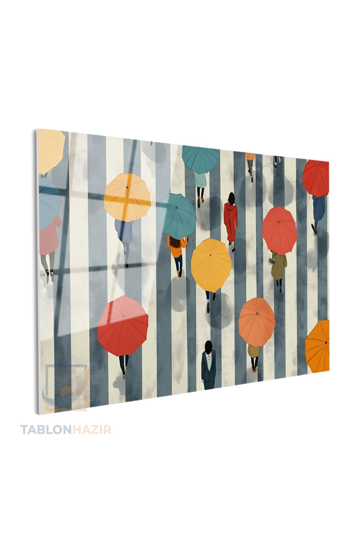 Yatay Cam Tablo Salon Duvar Tablosu Yatay Cam Soyutsanat3 Yeni Ev Hediyesi Ofis Tablosu