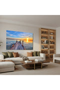 Yatay Kanvas Duvar Tablosu Gunbatimi Gorseli Salon Tablosu Ofis Tablosu Yeni Ev Hediyesi Dekorasyon
