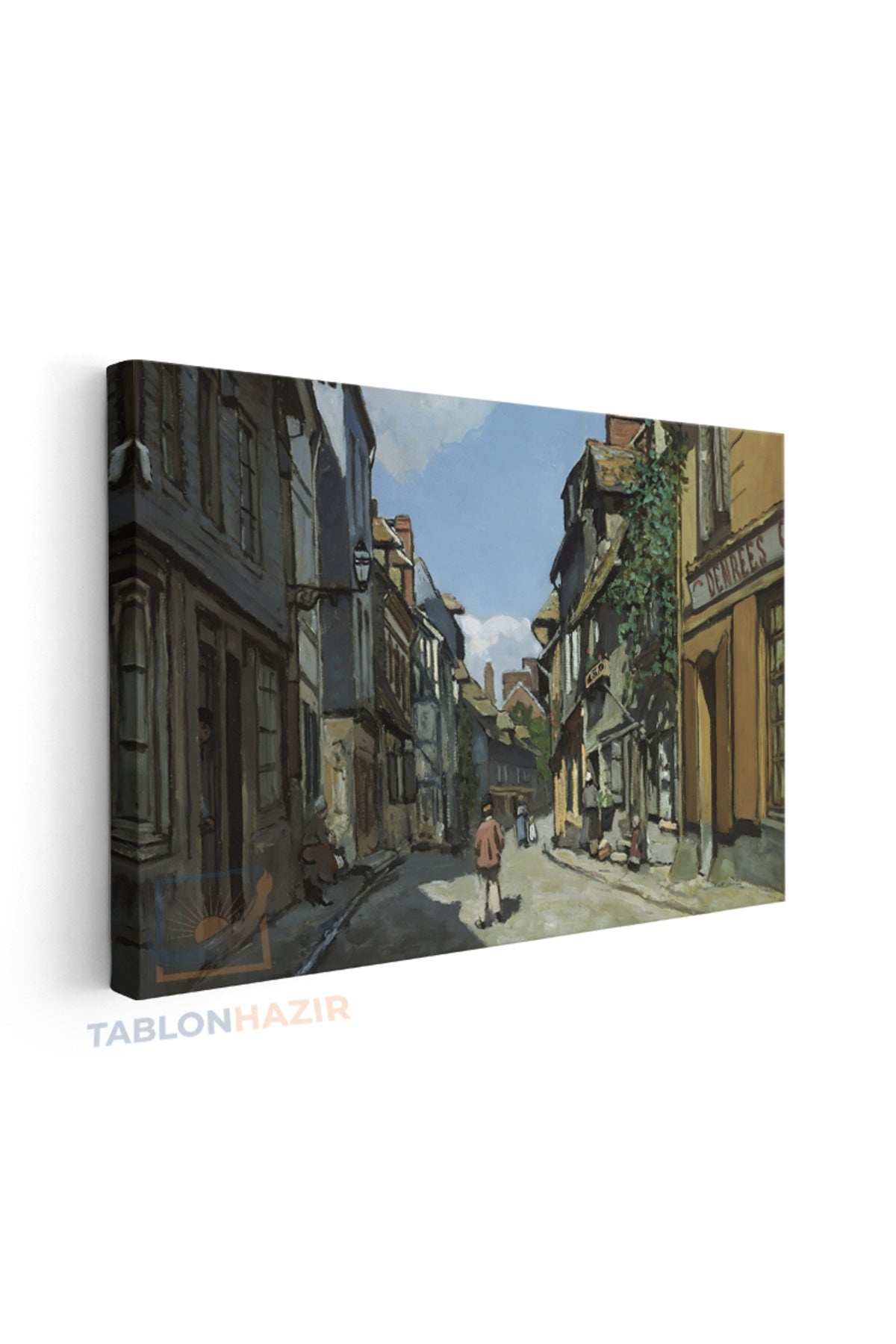 Yatay Kanvas Duvar Tablosu Sehrinsokaklari Salon Tablosu Ofis Tablosu Yeni Ev Hediyesi Dekorasyon
