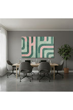 Yatay Kanvas Duvar Tablosu Yesilpembecizgiler Salon Tablosu Ofis Tablosu Yeni Ev Hediyesi Dekorasyon