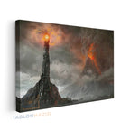 Yatay Kanvas Duvar Tablosu The Lord Of The Rings Salon Tablosu Ofis Tablosu Ev Hediyesi Dekorasyon