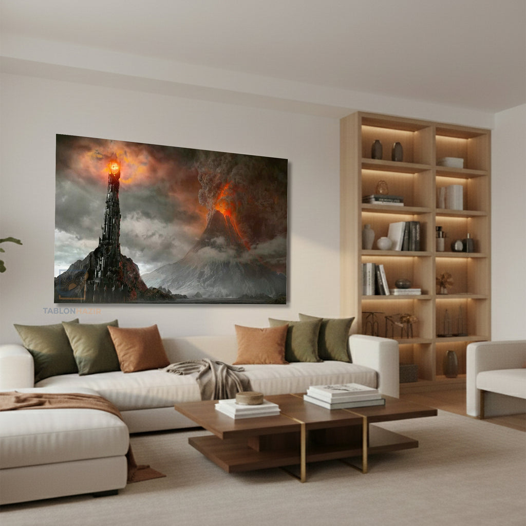 Yatay Kanvas Duvar Tablosu The Lord Of The Rings Salon Tablosu Ofis Tablosu Ev Hediyesi Dekorasyon
