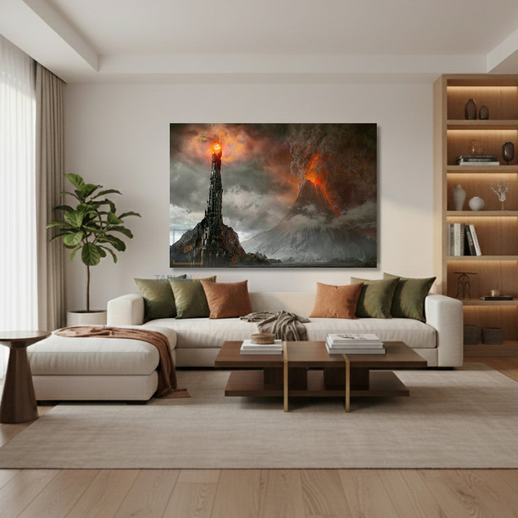 Yatay Kanvas Duvar Tablosu The Lord Of The Rings Salon Tablosu Ofis Tablosu Ev Hediyesi Dekorasyon