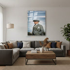 Dikey Cam Tablo Salon Duvar Tablosu Dikey Cam Atatürk 24 Yeni Ev Hediyesi Ofis Tablosu