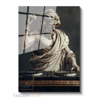 Dikey Cam Tablo Salon Duvar Tablosu Dikey Cam Dj Zeus Yeni Ev Hediyesi Ofis Tablosu