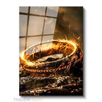 Dikey Cam Tablo Salon Duvar Tablosu Dikey Cam Hukum Yuzugu Yeni Ev Hediyesi Ofis Tablosu