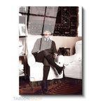 Dikey Cam Tablo Salon Duvar Tablosu Dikey Cam Kanvas Atatürk 00031 Yeni Ev Hediyesi Ofis Tablosu