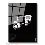 Dikey Cam Tablo Salon Duvar Tablosu Dikey Cam Cam Anime Helsing Yeni Ev Hediyesi Ofis Tablosu