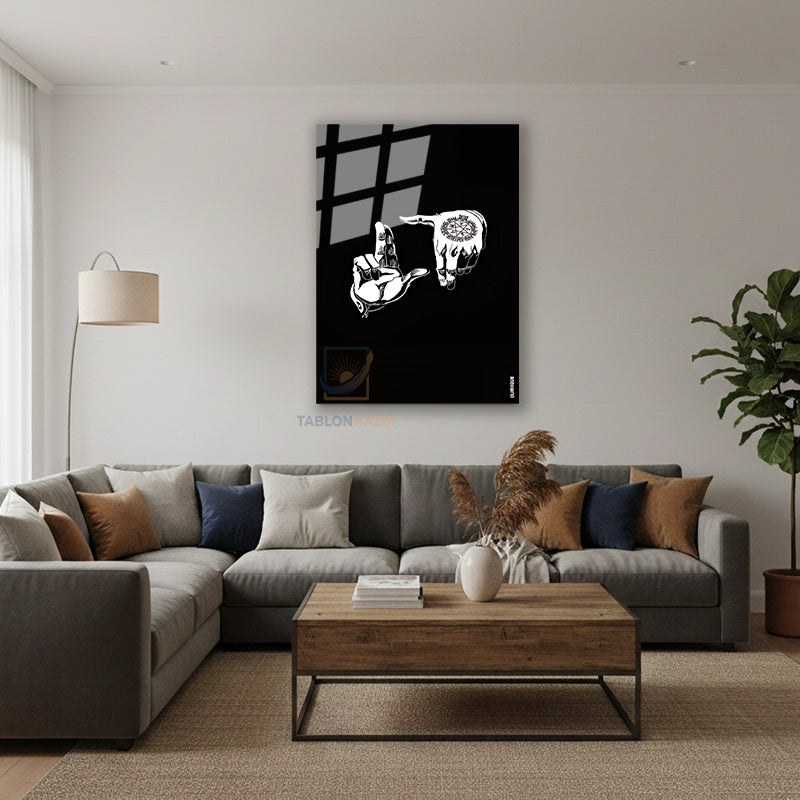 Dikey Cam Tablo Salon Duvar Tablosu Dikey Cam Cam Anime Helsing Yeni Ev Hediyesi Ofis Tablosu