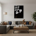 Dikey Cam Tablo Salon Duvar Tablosu Dikey Cam Cam Anime Helsing Yeni Ev Hediyesi Ofis Tablosu