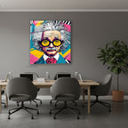 Dikey Cam Tablo Salon Duvar Tablosu Dikey Cam Einstain Yeni Ev Hediyesi Ofis Tablosu