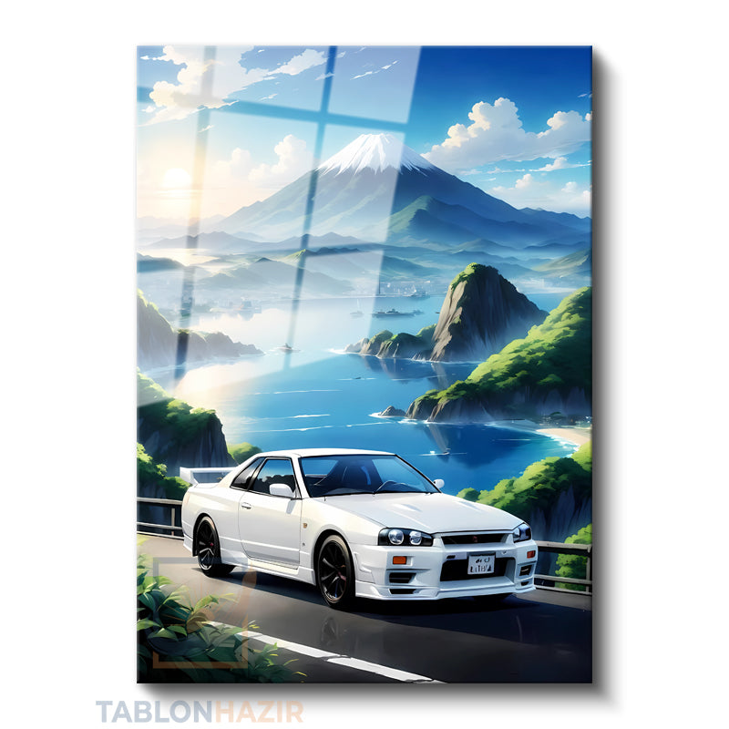 Dikey Cam Tablo Salon Duvar Tablosu Dikey Cam Fujimanzaragtr Yeni Ev Hediyesi Ofis Tablosu