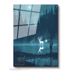 Dikey Cam Tablo Salon Duvar Tablosu Dikey Cam Harry Yeni Ev Hediyesi Ofis Tablosu