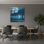 Dikey Cam Tablo Salon Duvar Tablosu Dikey Cam Harry Yeni Ev Hediyesi Ofis Tablosu