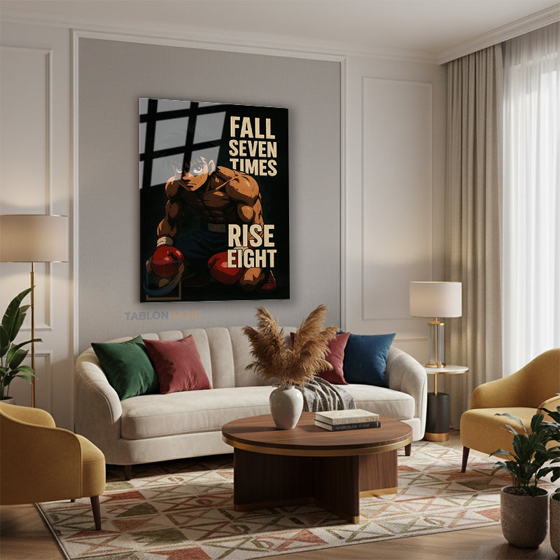 Dikey Cam Tablo Salon Duvar Tablosu Dikey Cam İppo Yeni Ev Hediyesi Ofis Tablosu