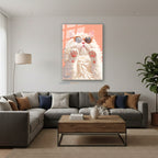 Dikey Cam Tablo Salon Duvar Tablosu Dikey Cam Karizma Beyaz Kedi Yeni Ev Hediyesi Ofis Tablosu