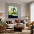 Dikey Cam Tablo Salon Duvar Tablosu Dikey Cam Lotr 1 Shire Yeni Ev Hediyesi Ofis Tablosu