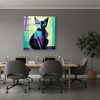 Dikey Cam Tablo Salon Duvar Tablosu Dikey Cam Mozaikedi Yeni Ev Hediyesi Ofis Tablosu