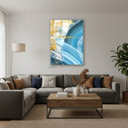 Dikey Cam Tablo Salon Duvar Tablosu Dikey Cam Soyut 0038 3 Yeni Ev Hediyesi Ofis Tablosu