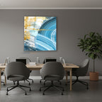 Dikey Cam Tablo Salon Duvar Tablosu Dikey Cam Soyut 0038 3 Yeni Ev Hediyesi Ofis Tablosu