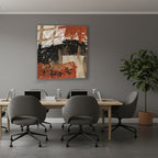 Dikey Cam Tablo Salon Duvar Tablosu Dikey Cam Soyut 0041 2 Yeni Ev Hediyesi Ofis Tablosu