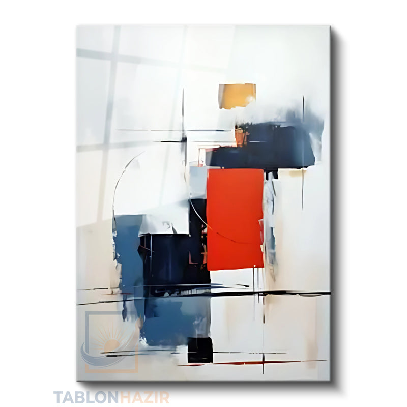 Dikey Cam Tablo Salon Duvar Tablosu Dikey Cam Soyut 0042 2 Yeni Ev Hediyesi Ofis Tablosu