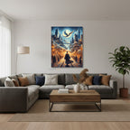 Dikey Kanvas Tablo Salon Duvar Tablosu Harry Potter 5 Yeni Ev Hediyesi Ofis Tablosu