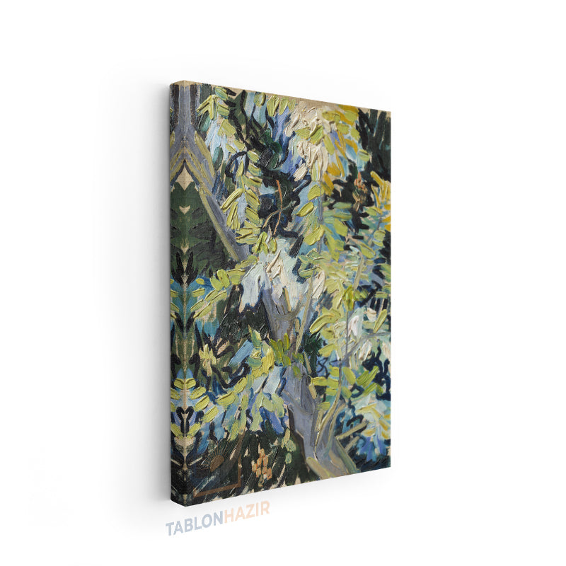 Dikey Kanvas Tablo Salon Duvar Tablosu Vangogh 45 Yeni Ev Hediyesi Ofis Tablosu