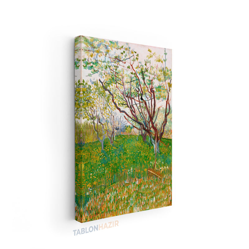 Dikey Kanvas Tablo Salon Duvar Tablosu Vangogh 57 Yeni Ev Hediyesi Ofis Tablosu