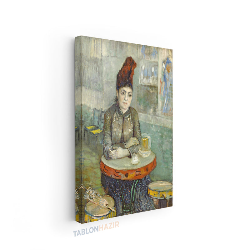 Dikey Kanvas Tablo Salon Duvar Tablosu Vangogh 85 Yeni Ev Hediyesi Ofis Tablosu