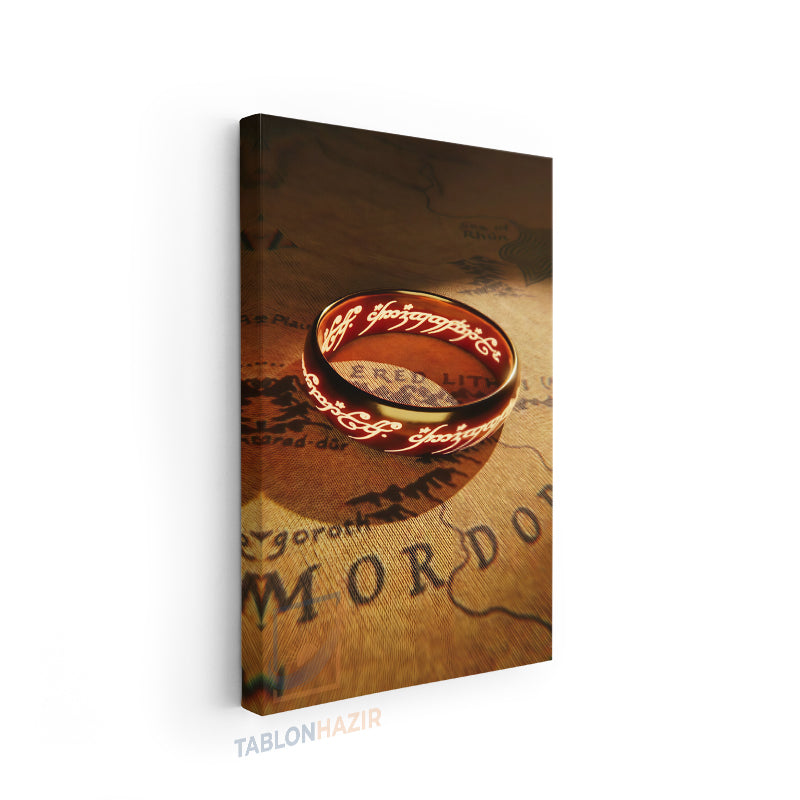 Dikey Kanvas Tablo Salon Duvar Tablosu Yuzuk Lotr Yeni Ev Hediyesi Ofis Tablosu
