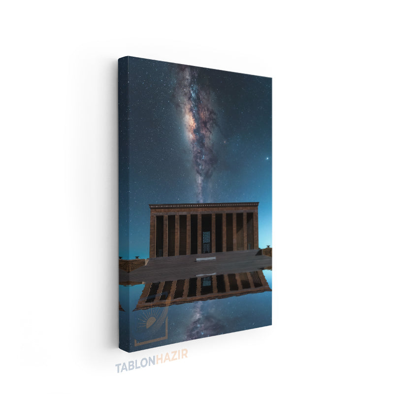 Dikey Kanvas Tablo Salon Duvar Tablosu Knvs Anitkabir Yeni Ev Hediyesi Ofis Tablosu