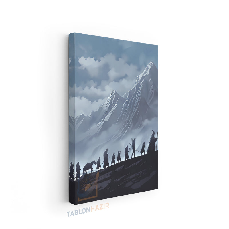 Dikey Kanvas Tablo Salon Duvar Tablosu Lotr 2 Yeni Ev Hediyesi Ofis Tablosu