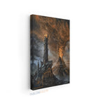 Dikey Kanvas Tablo Salon Duvar Tablosu Mordor Lotr Realistik Yeni Ev Hediyesi Ofis Tablosu