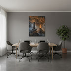 Dikey Kanvas Tablo Salon Duvar Tablosu Mordor Lotr Realistik Yeni Ev Hediyesi Ofis Tablosu
