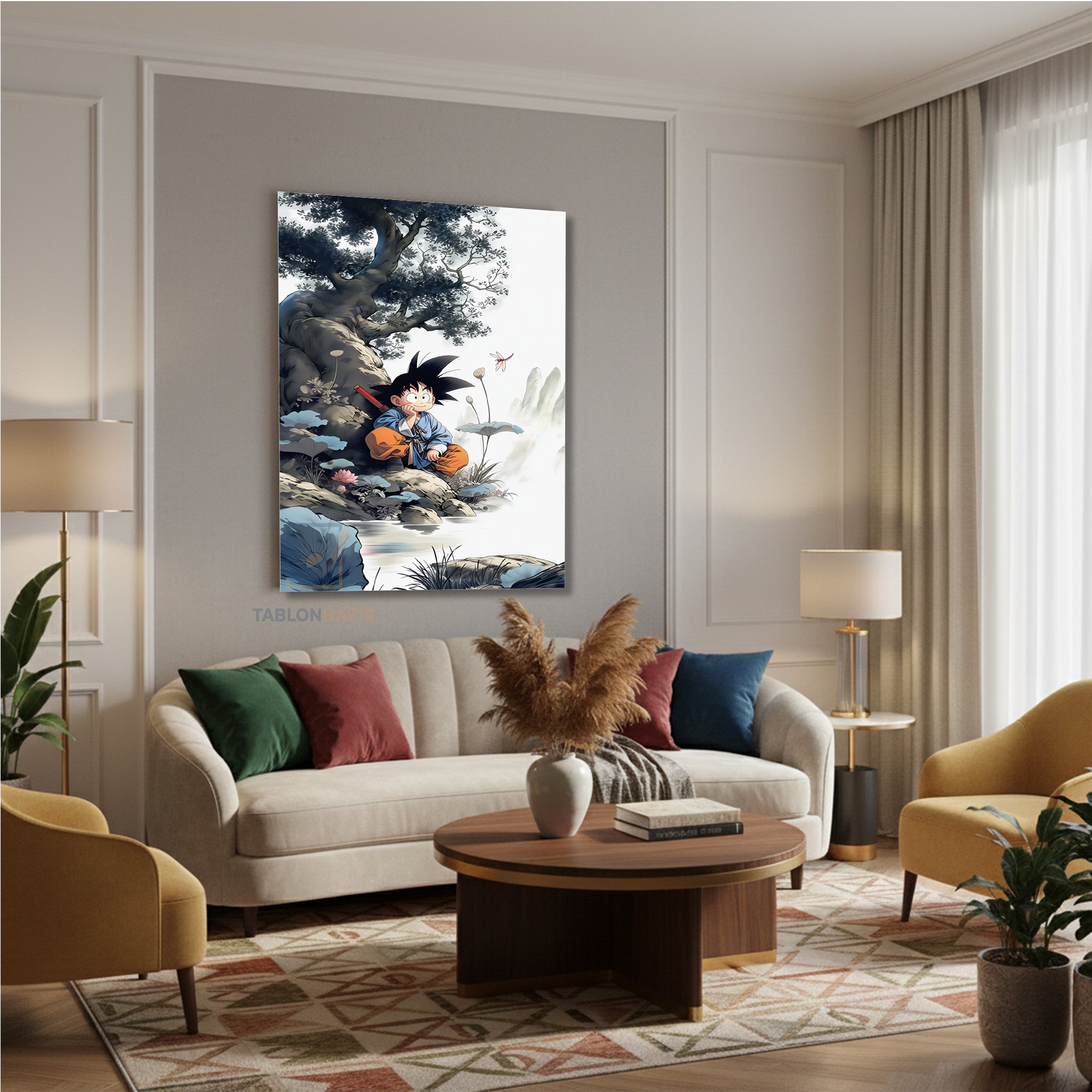 Dikey Kanvas Tablo Salon Duvar Tablosu Sdbsdfsdf Yeni Ev Hediyesi Ofis Tablosu