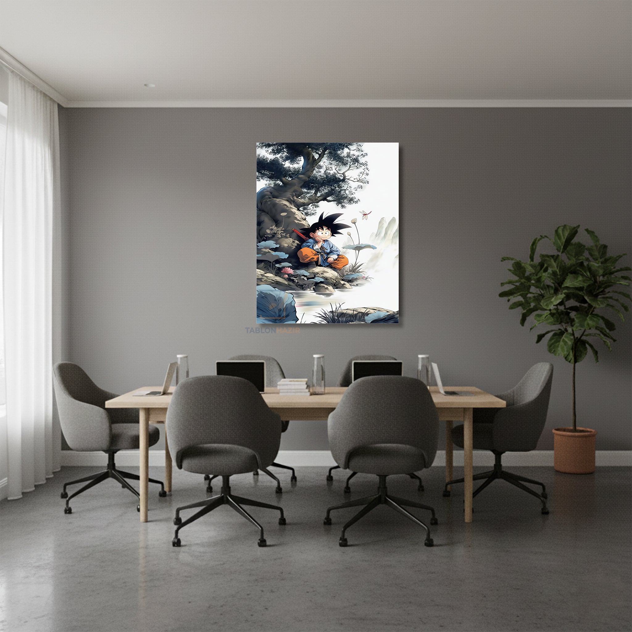 Dikey Kanvas Tablo Salon Duvar Tablosu Sdbsdfsdf Yeni Ev Hediyesi Ofis Tablosu