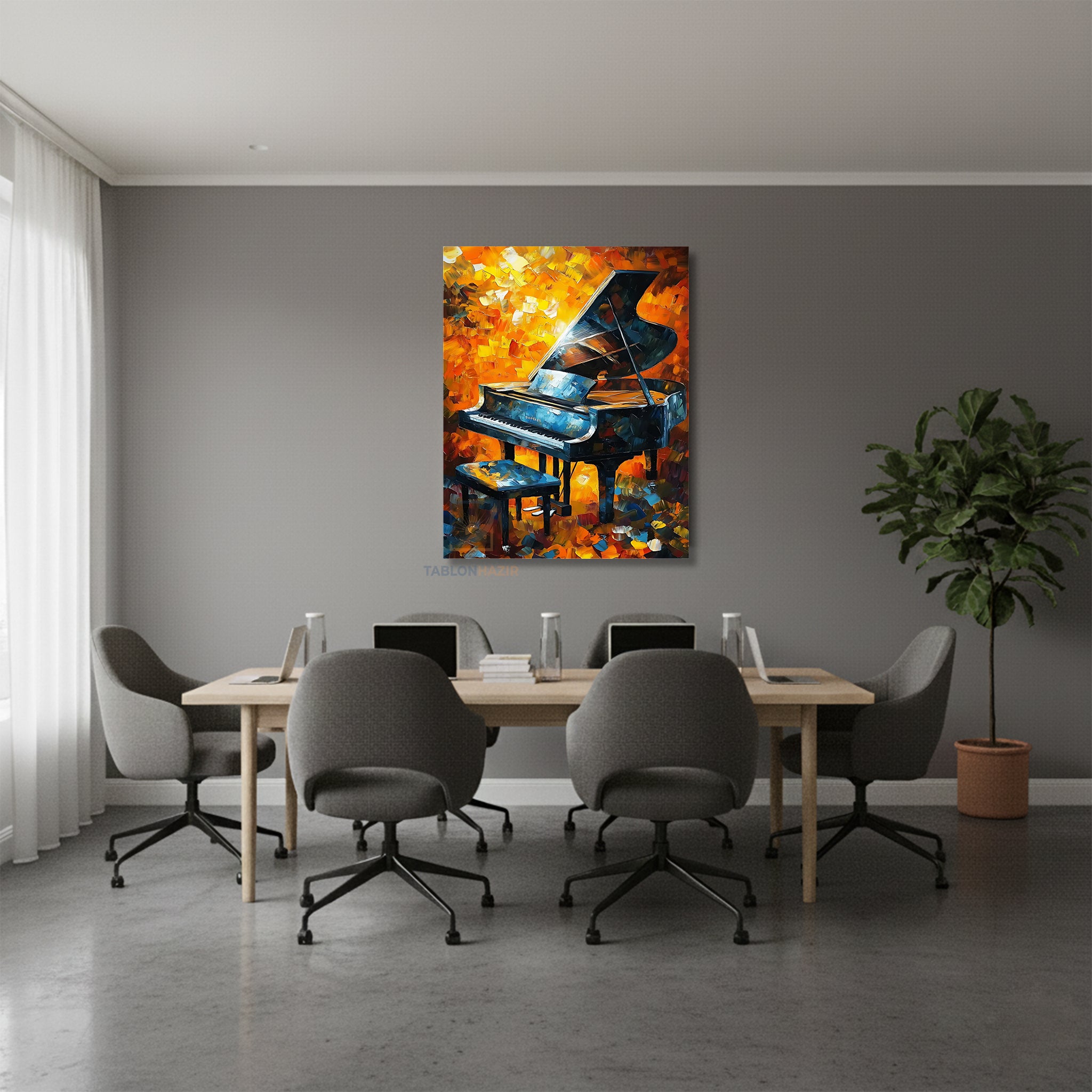 Dikey Kanvas Tablo Salon Duvar Tablosu Soyut 0026 Yeni Ev Hediyesi Ofis Tablosu