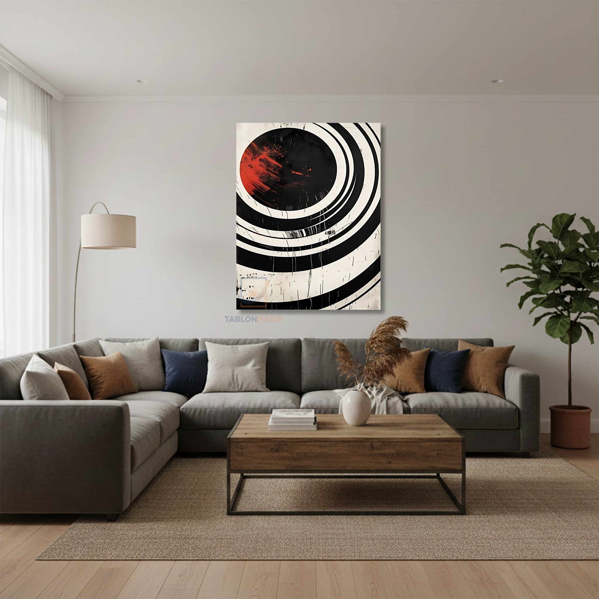 Dikey Kanvas Tablo Salon Duvar Tablosu Soyut 0027 1 Yeni Ev Hediyesi Ofis Tablosu